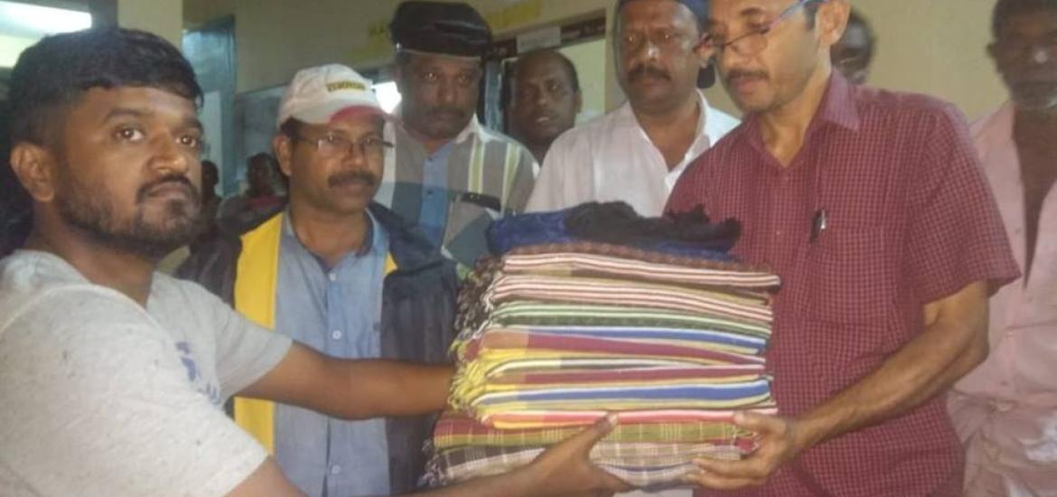 Flood Relief Camp in Alummoodu LPS