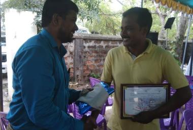 Fishermen gave Onakkodi